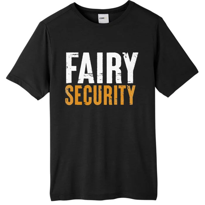 Funny Parents Lazy Easy Costume Fairy Security Halloween Dad ChromaSoft Performance T-Shirt