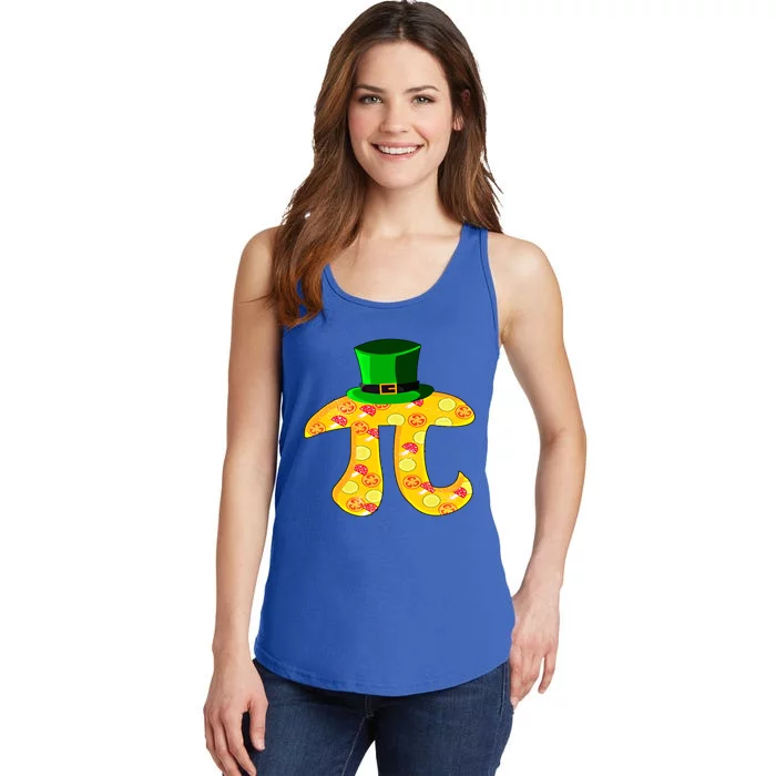 Funny Pi Leprechaun Hat With Pi Pizza For Pi Day Funny Gift Ladies Essential Tank