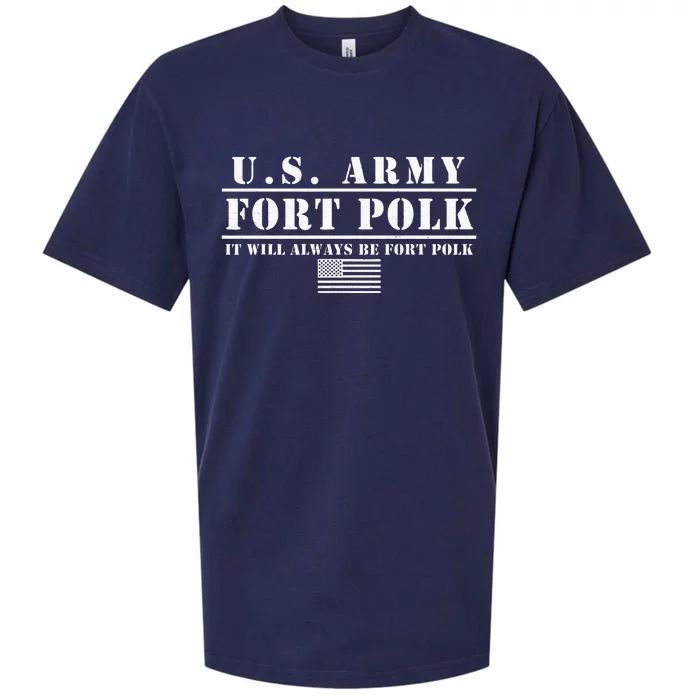 Fort Polk Louisiana Tigerland It Will Always Be Ft. Polk Sueded Cloud Jersey T-Shirt