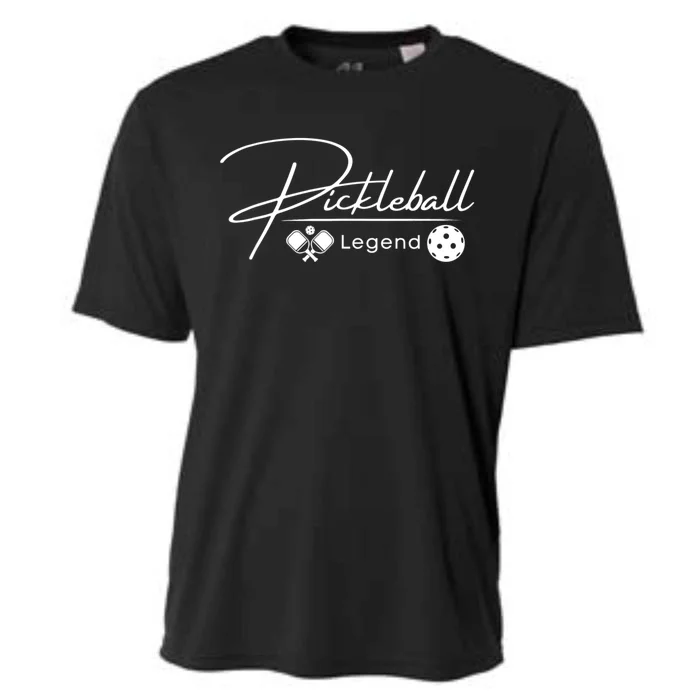 Funny Pickleball Legend Player Cooling Performance Crew T-Shirt