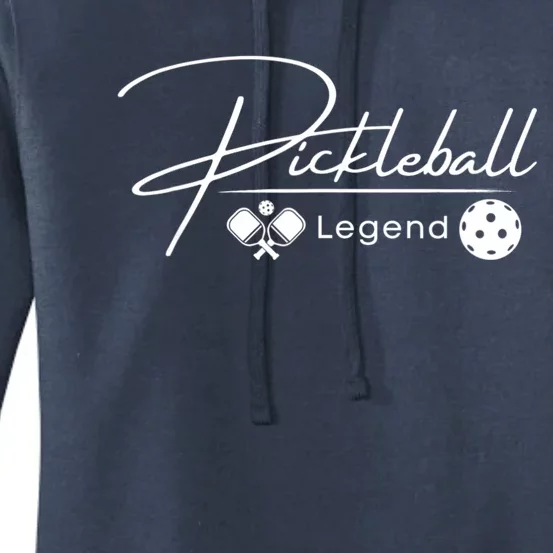 Funny Pickleball Legend Player Women's Pullover Hoodie