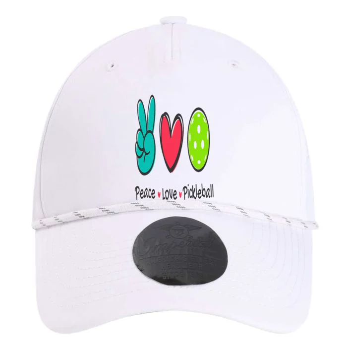 Funny Peace Love Pickleball Court Play Loves Pickleball Performance The Dyno Cap