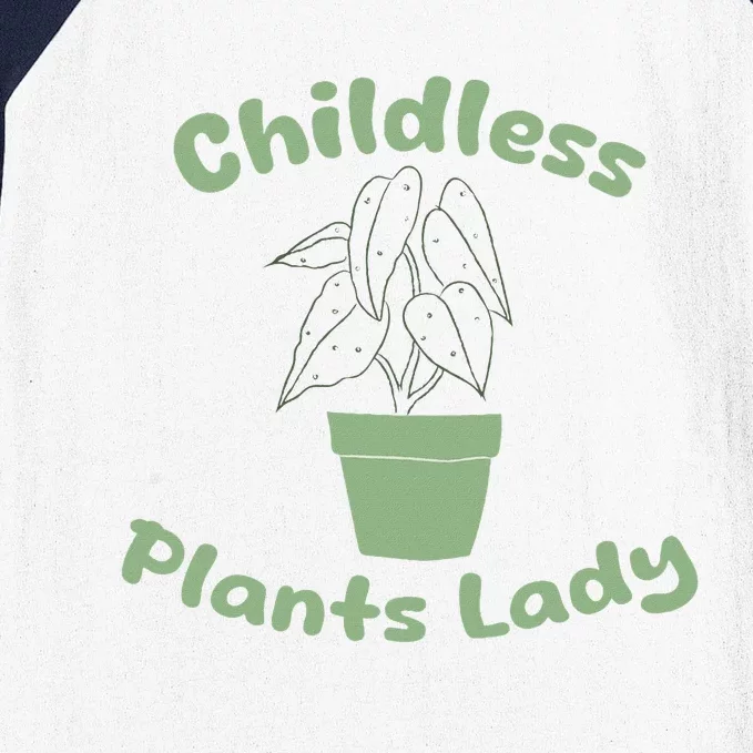 Funny Plant Lady Garden Art For Plant Lovers Baseball Sleeve Shirt