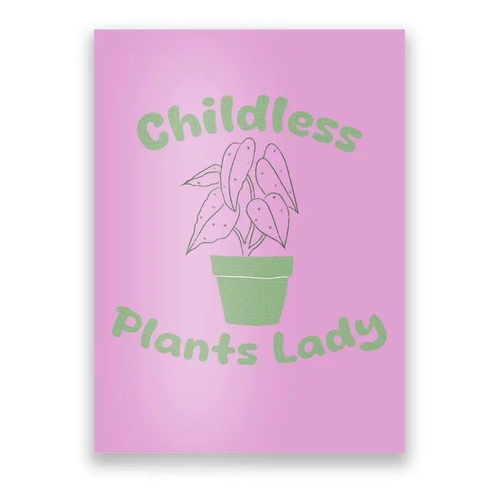 Funny Plant Lady Garden Art For Plant Lovers Poster