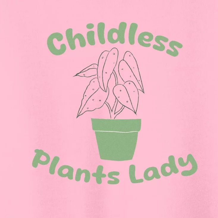 Funny Plant Lady Garden Art For Plant Lovers Toddler T-Shirt