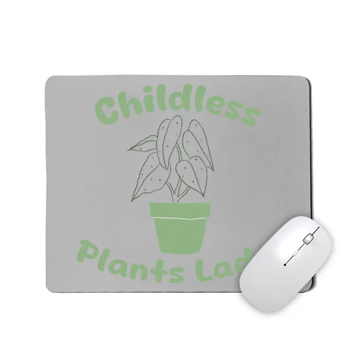 Funny Plant Lady Garden Art For Plant Lovers Mousepad