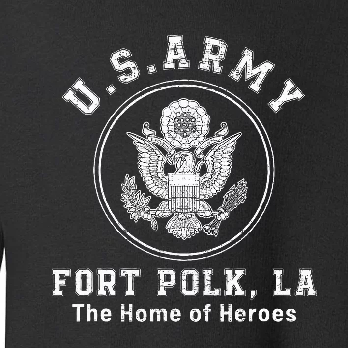 Fort Polk Louisiana Tigerland Toddler Sweatshirt