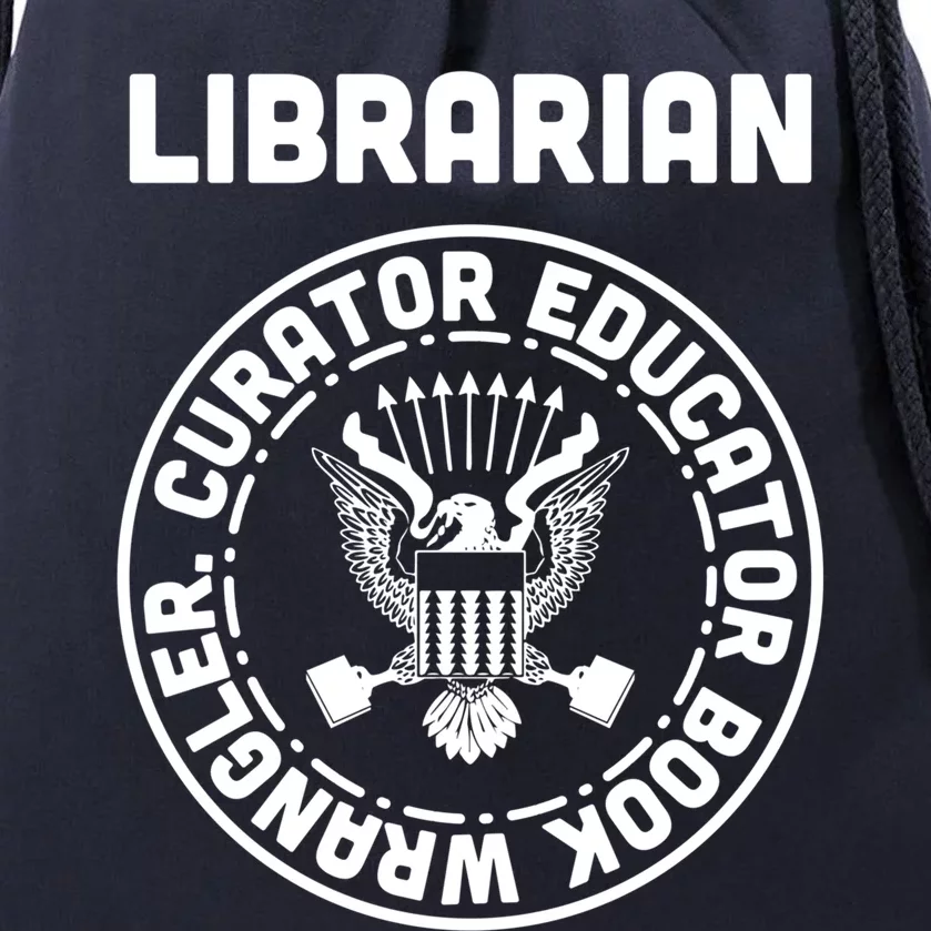 Funny Punk Librarian Gift Great Gift Drawstring Bag