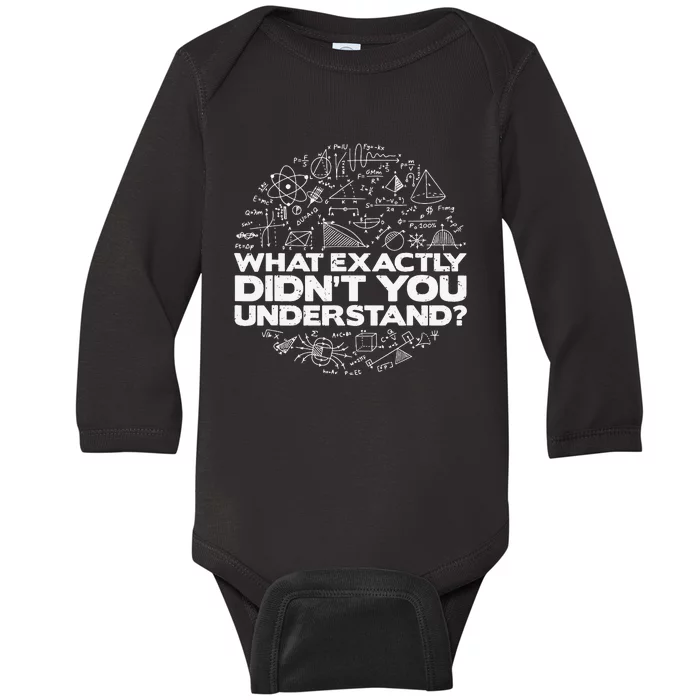 Funny Physics Lover Tee Physics Humor Baby Long Sleeve Bodysuit