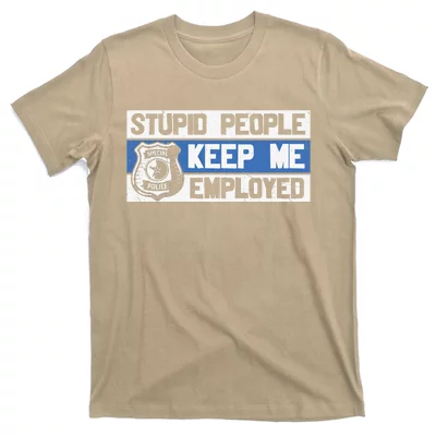 Funny Police officer Cat Cop Protect detective' Men's T-Shirt