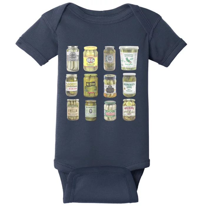 Funny Pickle Lovers Gift Baby Bodysuit