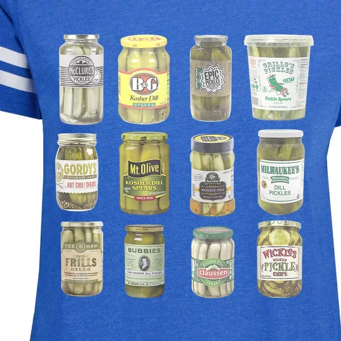 Funny Pickle Lovers Gift Enza Ladies Jersey Football T-Shirt