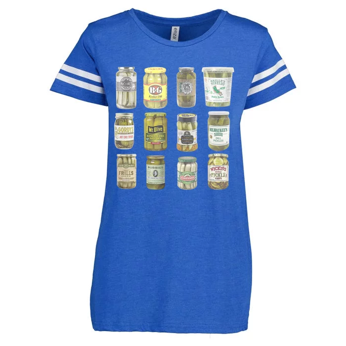 Funny Pickle Lovers Gift Enza Ladies Jersey Football T-Shirt