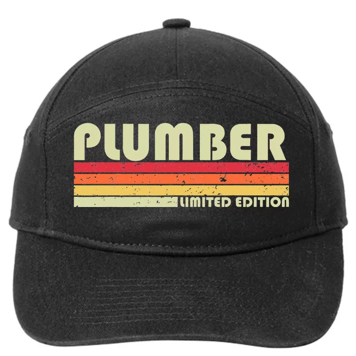 Funny PLUMBER Limited Edition 7-Panel Snapback Hat