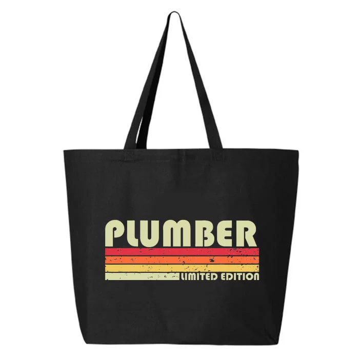 Funny PLUMBER Limited Edition 25L Jumbo Tote