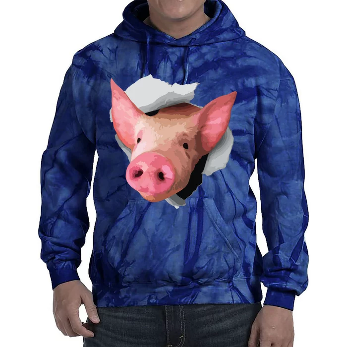 Funny Pig Lover Shirts Farm Animal Tie Dye Hoodie