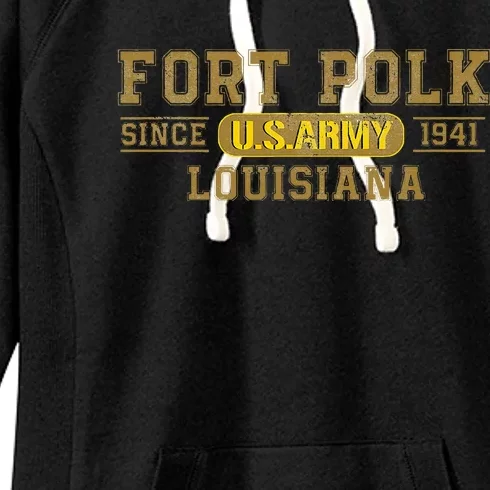 Fort Polk Louisiana Women's Fleece Hoodie