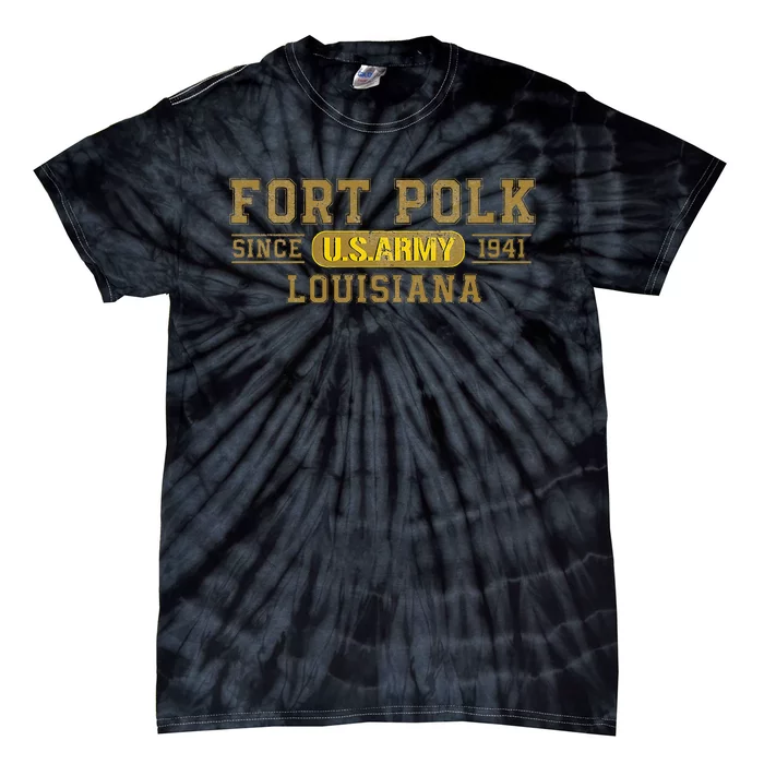 Fort Polk Louisiana Tie-Dye T-Shirt