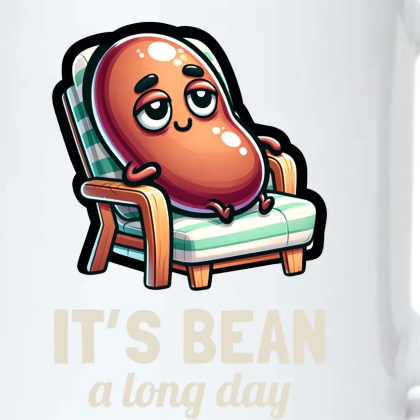 Food Pun Lover ItS Bean A Long Day Funny Graphic Gift Black Color Changing Mug