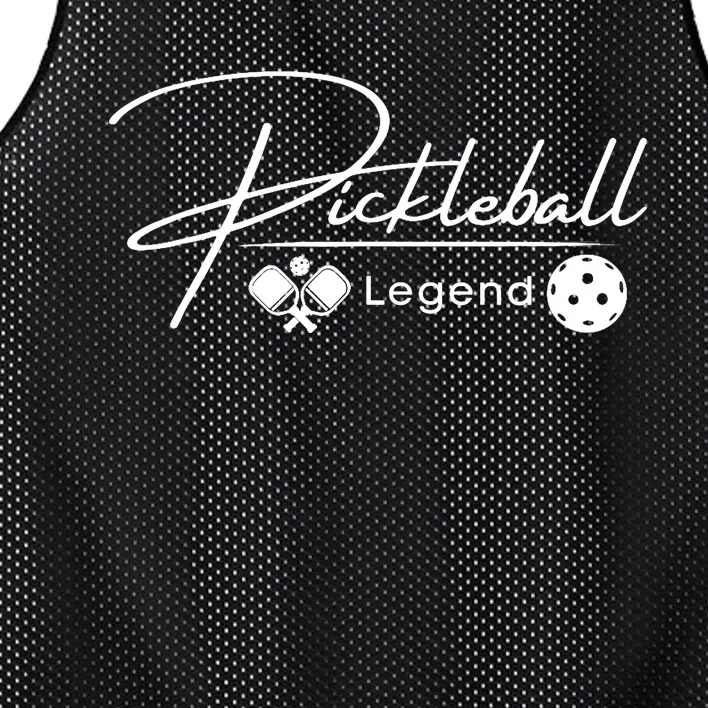 Funny Pickleball Legend Player Mesh Reversible Basketball Jersey Tank