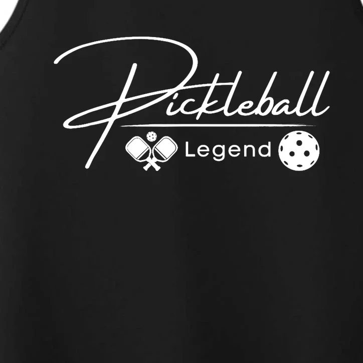 Funny Pickleball Legend Player Performance Tank