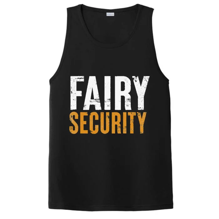 Funny Parents Lazy Easy Costume Fairy Security Halloween Dad Performance Tank