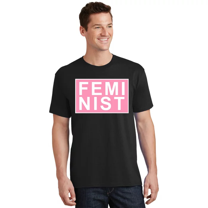 Feminist Pink Logo T-Shirt