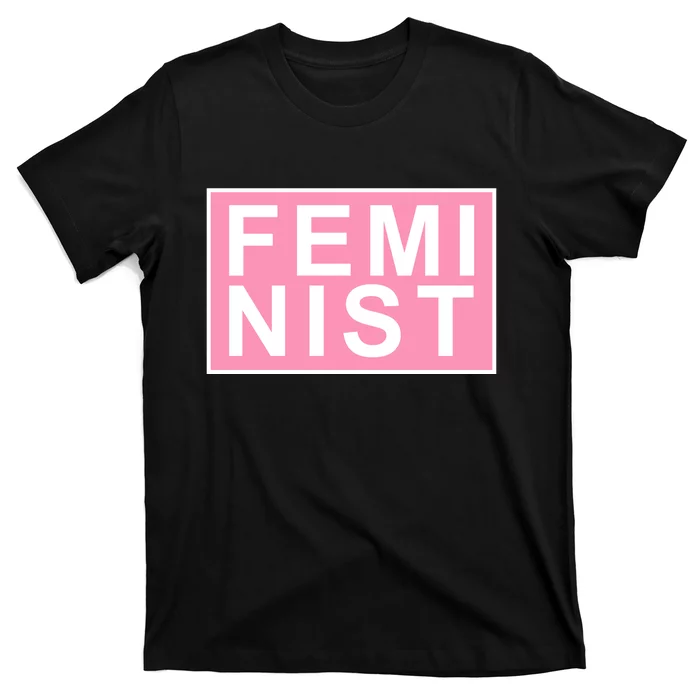 Feminist Pink Logo T-Shirt