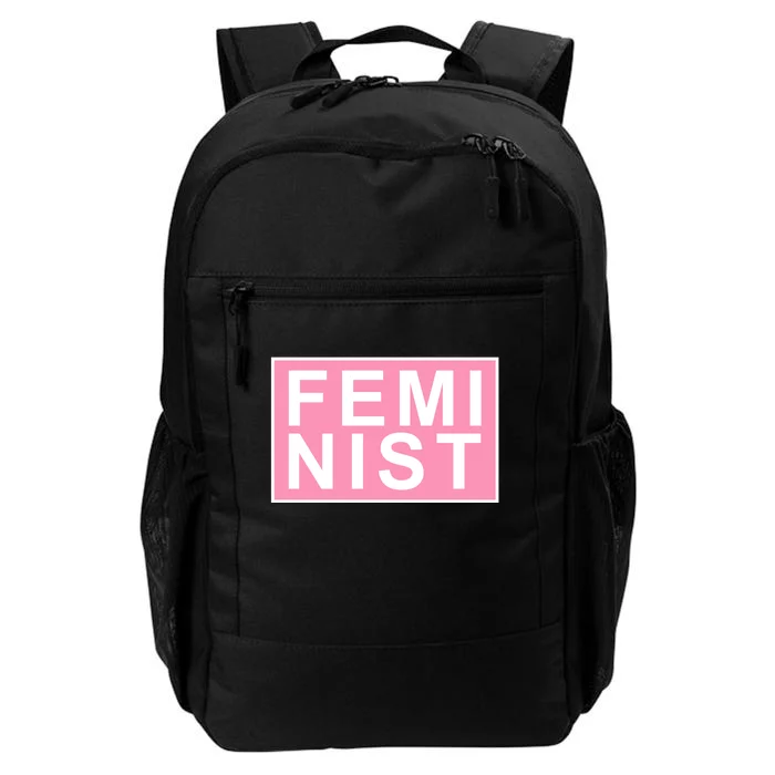 Feminist Pink Logo Daily Commute Backpack