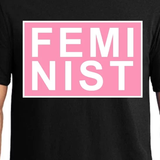 Feminist Pink Logo Pajama Set