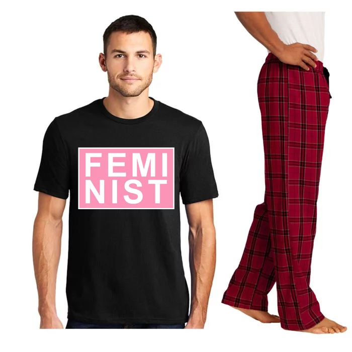 Feminist Pink Logo Pajama Set