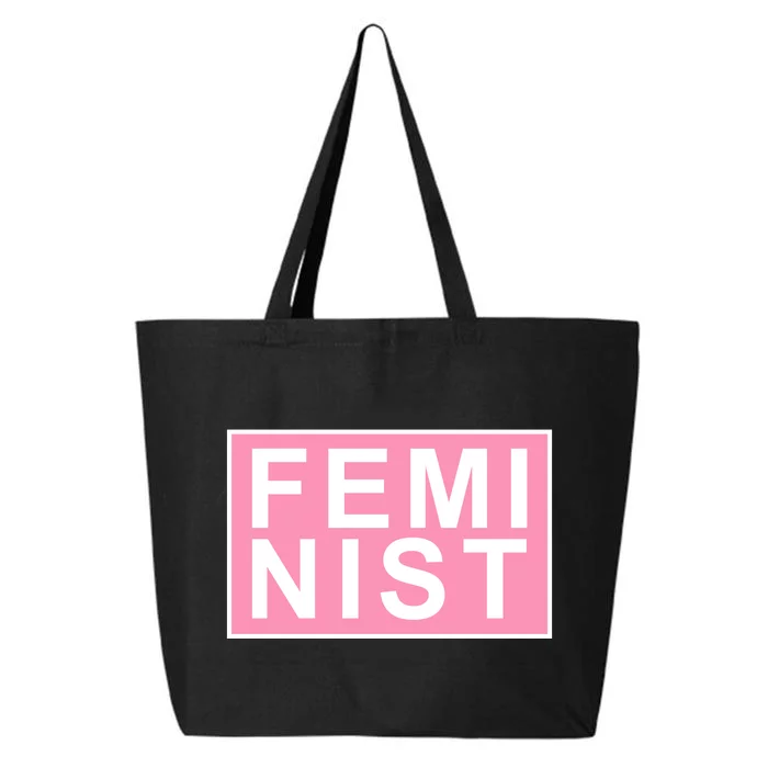 Feminist Pink Logo 25L Jumbo Tote