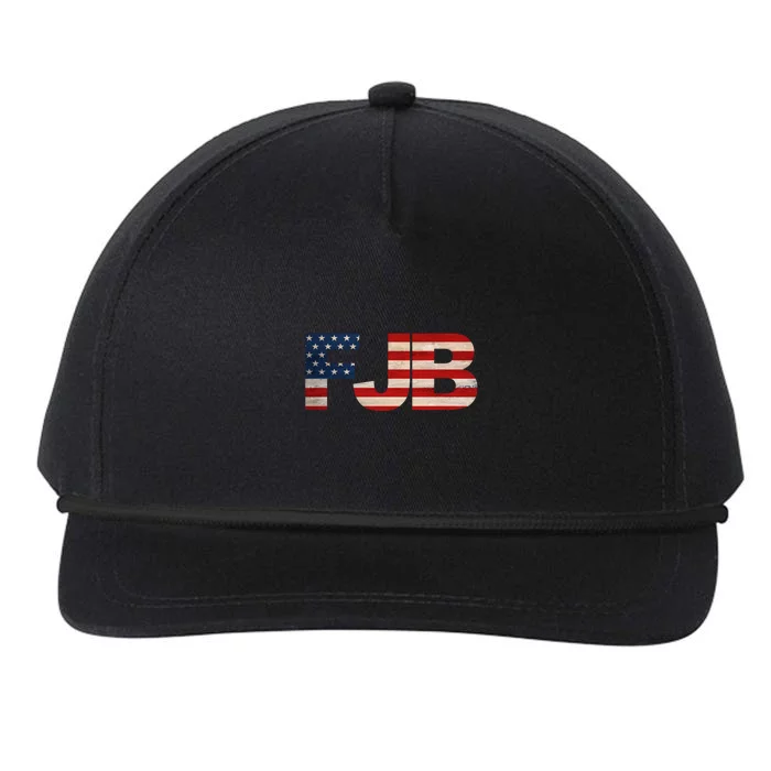 FJB Pocket Logo F*ck Joe Biden Snapback Five-Panel Rope Hat