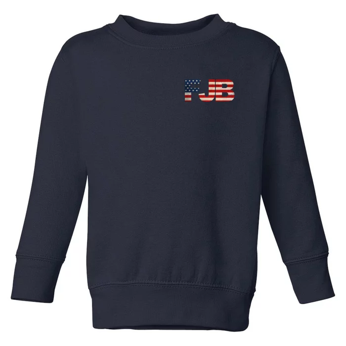 FJB Pocket Logo F*ck Joe Biden Toddler Sweatshirt