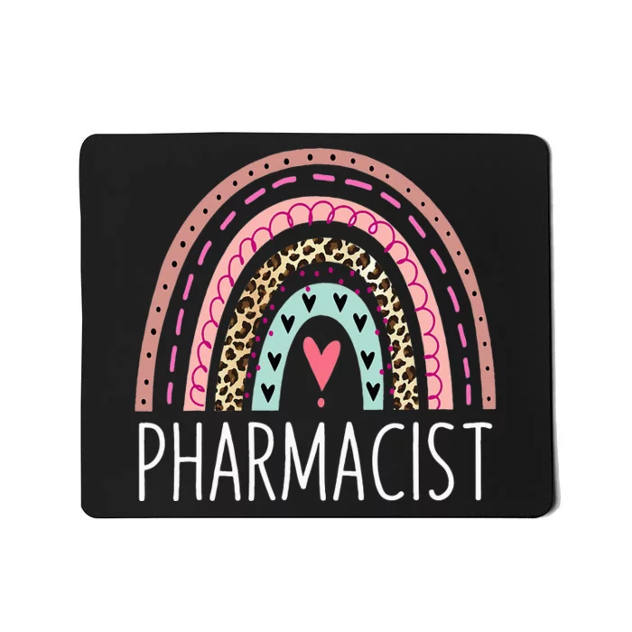 Future Pharmacist Leopard Rainbow Pharmacy Week Appreciation Mousepad