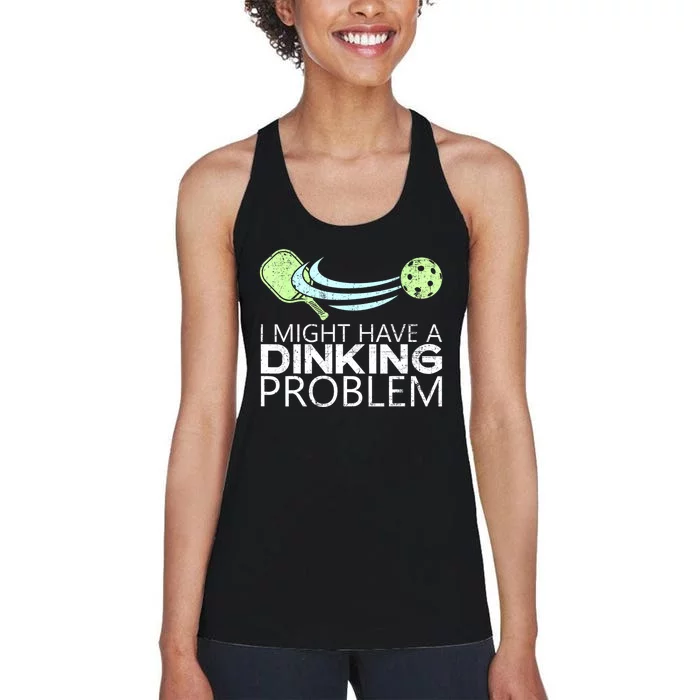 Funny Pickleball Lover Pickleball Player Pickleball Women's Racerback Tank