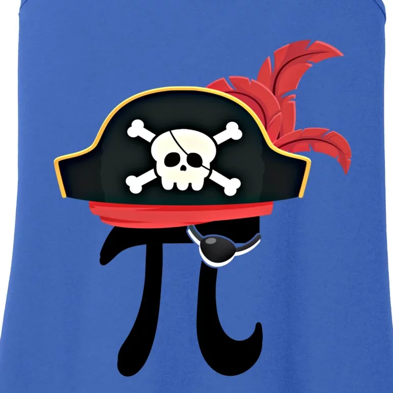 Funny Pirate Math Teacher Geek Pirate Lover Happy Pi Day Gift Ladies Essential Tank