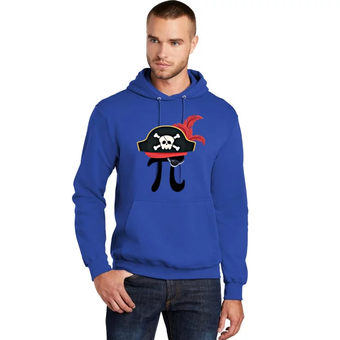 Funny Pirate Math Teacher Geek Pirate Lover Happy Pi Day Gift Tall Hoodie