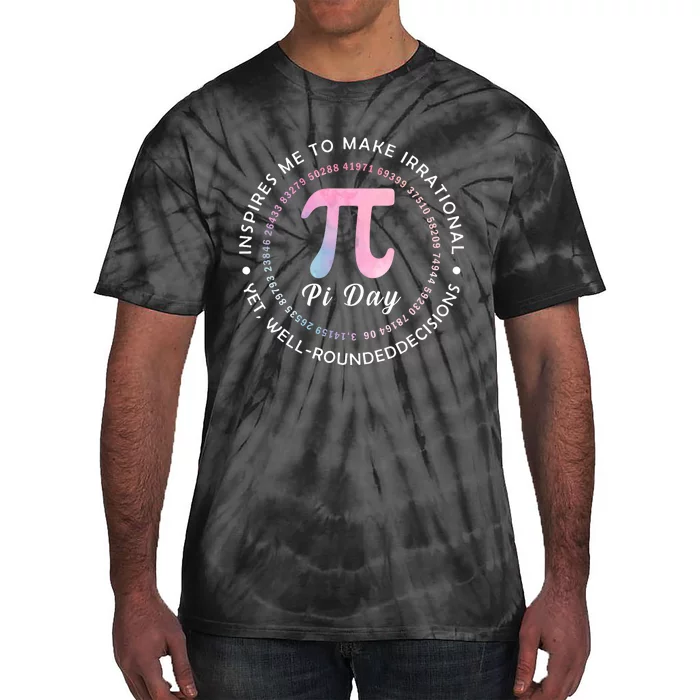 Funny Pi Math Science Teacher 3.14 Funny Pi Day Lovers Tie-Dye T-Shirt