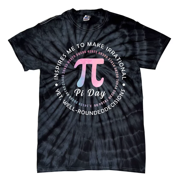 Funny Pi Math Science Teacher 3.14 Funny Pi Day Lovers Tie-Dye T-Shirt