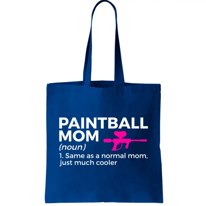 Funny Paintball Mom Definition Paintballing Gift Tote Bag