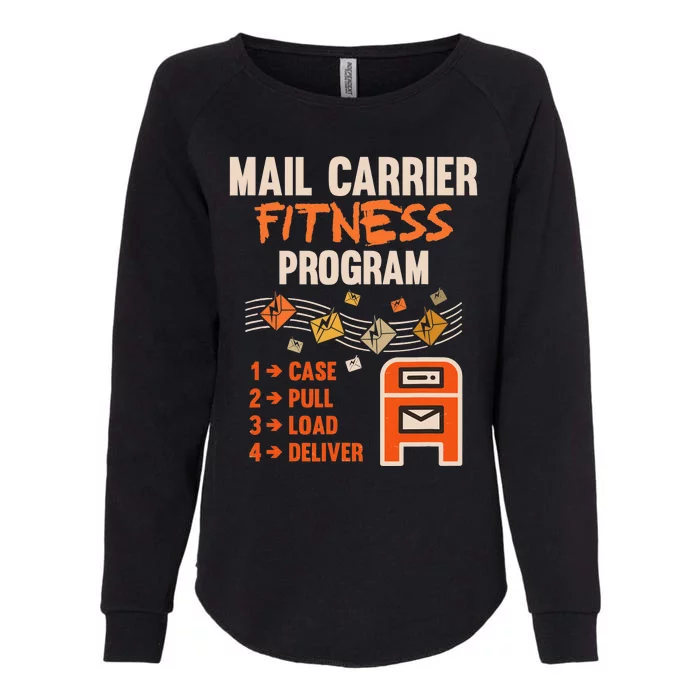 Funny Postman Mail Carrier Rural Carrier Letter Gift Womens California Wash Sweatshirt