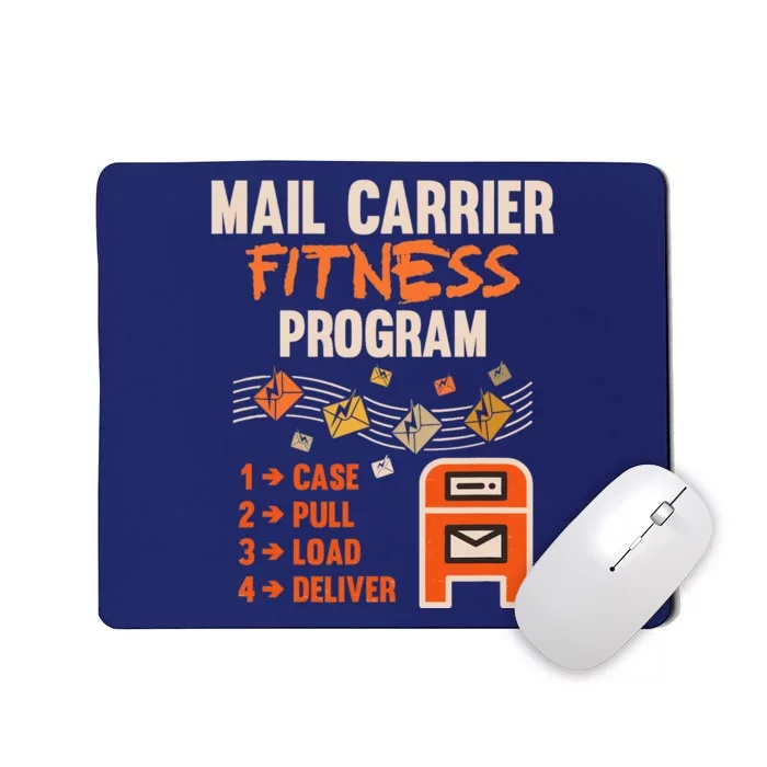 Funny Postman Mail Carrier Rural Carrier Letter Gift Mousepad