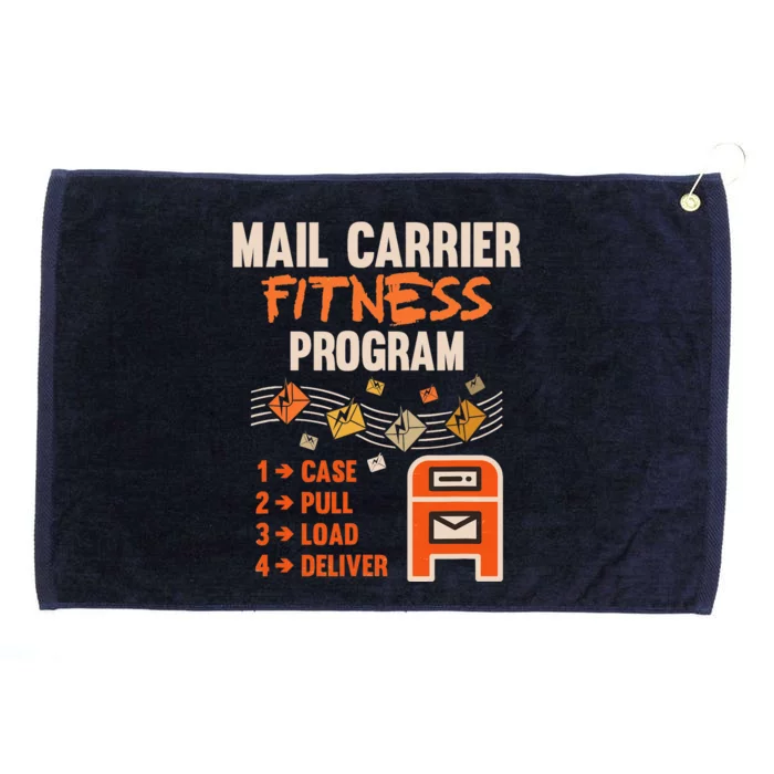 Funny Postman Mail Carrier Rural Carrier Letter Gift Grommeted Golf Towel