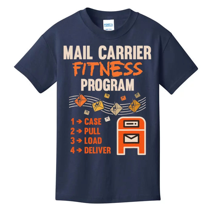 Funny Postman Mail Carrier Rural Carrier Letter Gift Kids T-Shirt