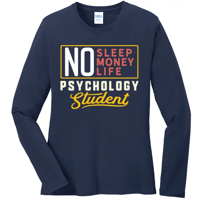 Funny Psychology Major Student Graduation Gift College Ladies Long Sleeve Shirt