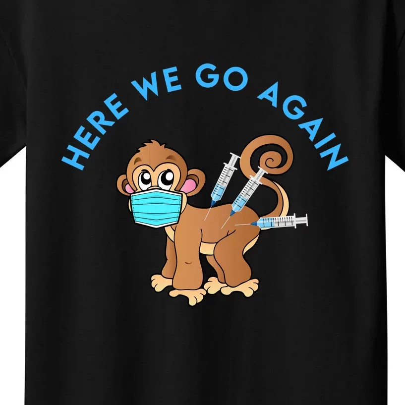 Funny Monkeypox Virus Kids T-Shirt