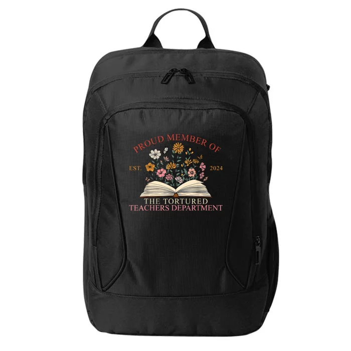 Funny Proud Member Of The Tortured Teachers Department City Backpack