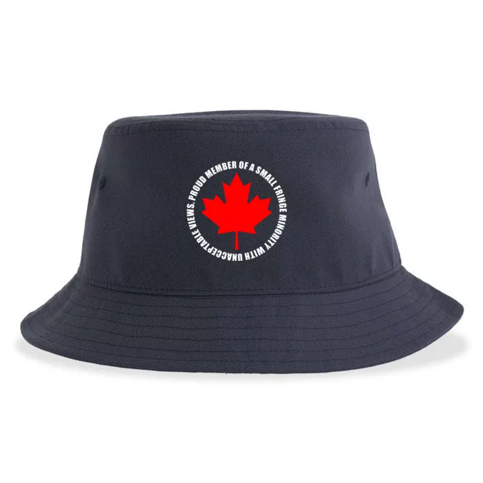 Fringe Proud Member Canadian Truckers Sustainable Bucket Hat