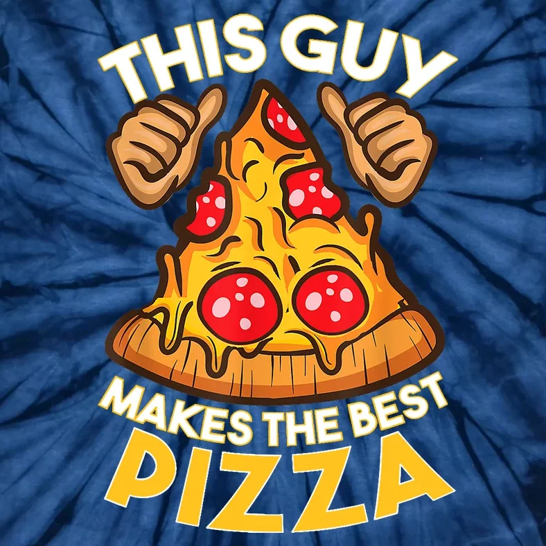 Funny Pizza Maker Gift Food Chef Tie-Dye T-Shirt